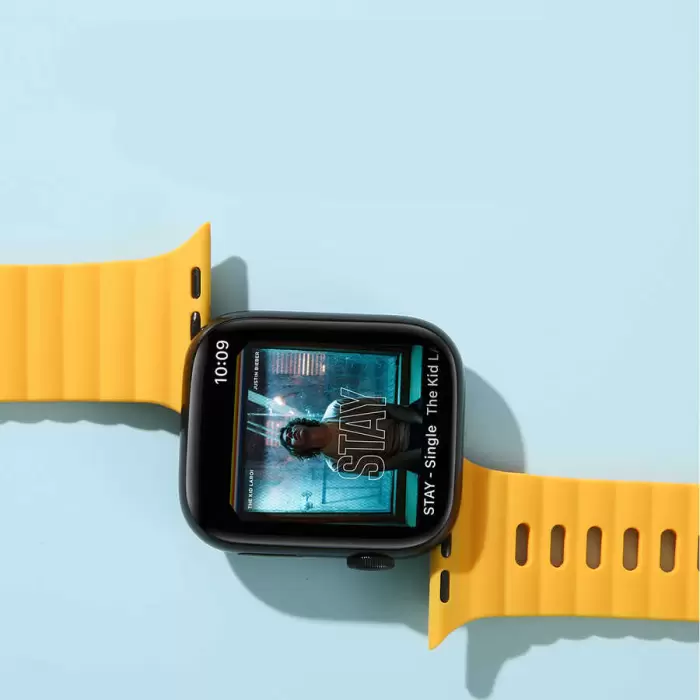 Apple Watch 7 45mm Lopard KRD-73 Silikon Kordon