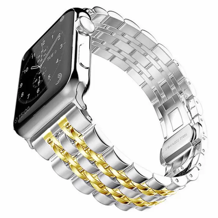 Apple Watch Ultra 49mm Kordon KRD-14 Metal Strap Kayış