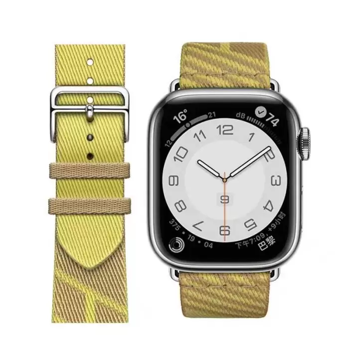 Apple Watch Ultra 49mm Kordon KRD-51 Hasır Strap Kayış