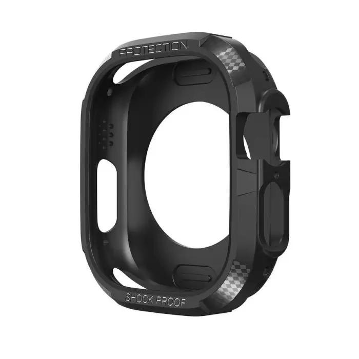 Apple Watch Ultra 49mm Silikon TPU Kasa Koruyucu Lopard Watch Gard 17