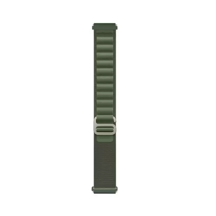 Gear S3 (22mm) Alpine Loop Metal Toka Örgü Işleme Kordon Premium Kayış KRD-74