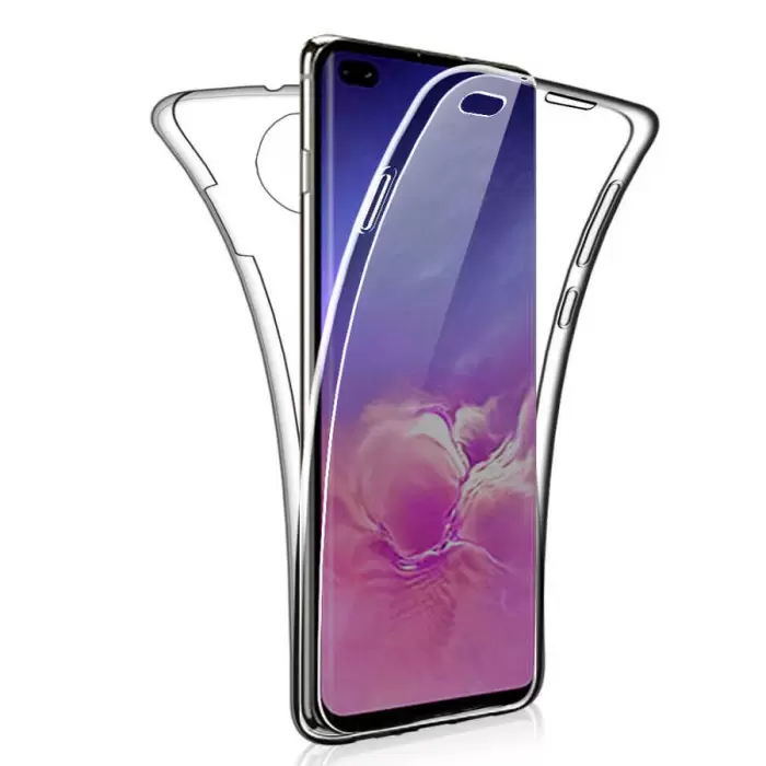 Huawei Mate 40 Pro Şeffaf Kılıf Arkalı Önlü 360 Derece Ultra Korumalı Enjoy Kapak