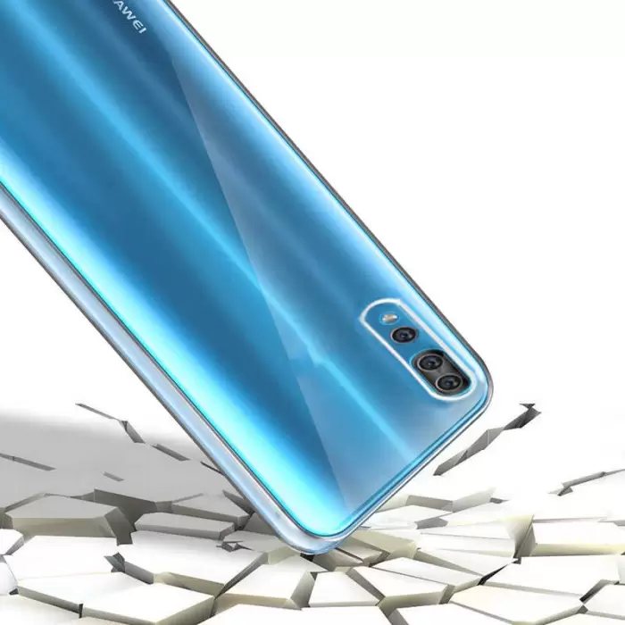 Huawei P20 Pro Şeffaf Kılıf Arkalı Önlü 360 Derece Ultra Korumalı Enjoy Kapak