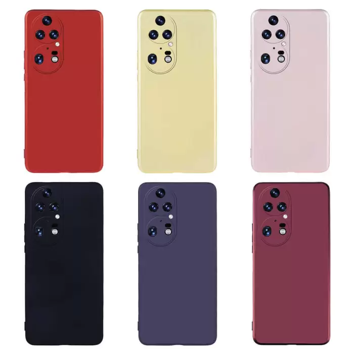 Huawei P50 Pro Kılıf Lopard Klasik Mat Renkli Yumuşak Premier Silikon Kılıf