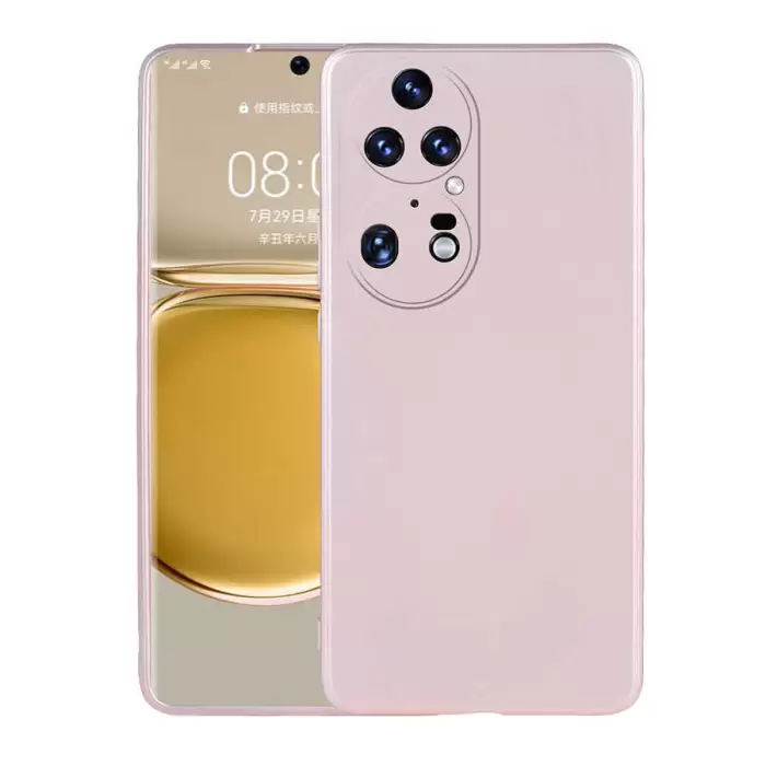 Huawei P50 Pro Kılıf Lopard Klasik Mat Renkli Yumuşak Premier Silikon Kılıf