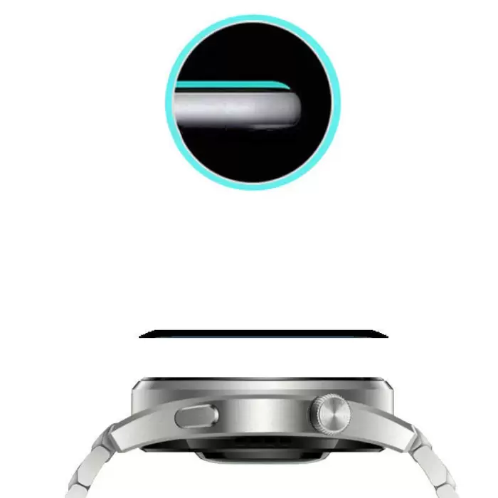 Huawei Watch GT 3 42mm Lopard 3D PMMA Kavisli Full Cam Ekran Koruyucu