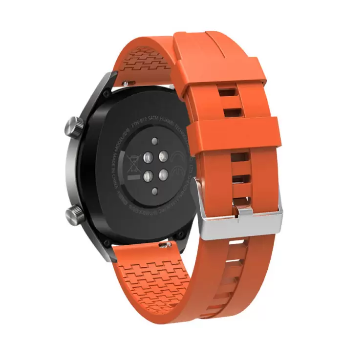 Huawei Watch GT 3 46mm A+ Kalite Çizgili Konsept Jel Silikon Kordon KRD-23