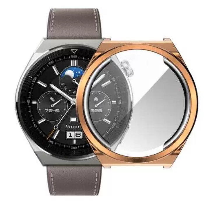 Huawei Watch GT 3 Pro 46mm Lopard Watch Gard 02 Koruyucu Silikon