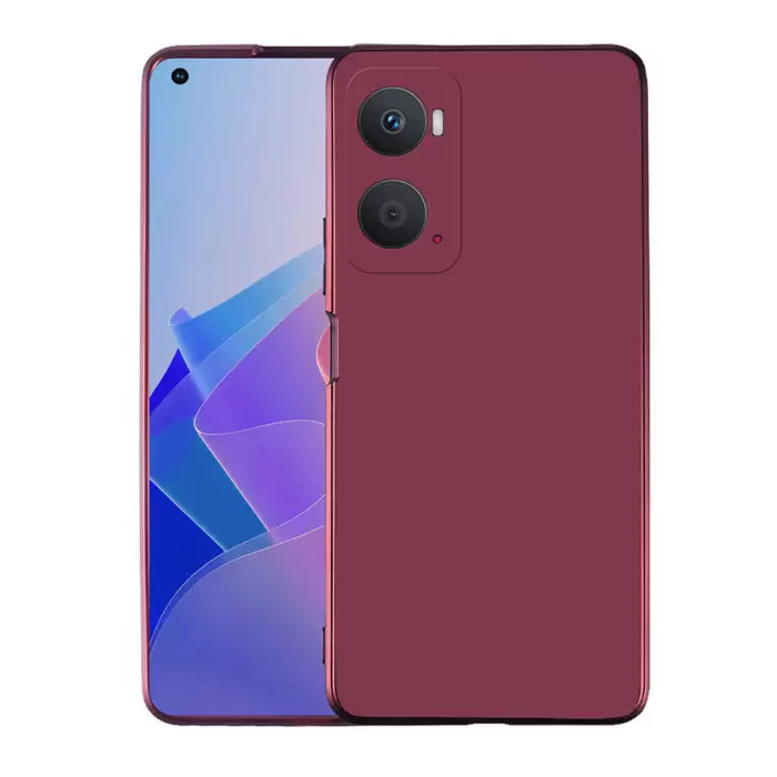 Oppo A96 4G Kılıf Lopard Klasik Mat Renkli Yumuşak Premier Silikon Kılıf