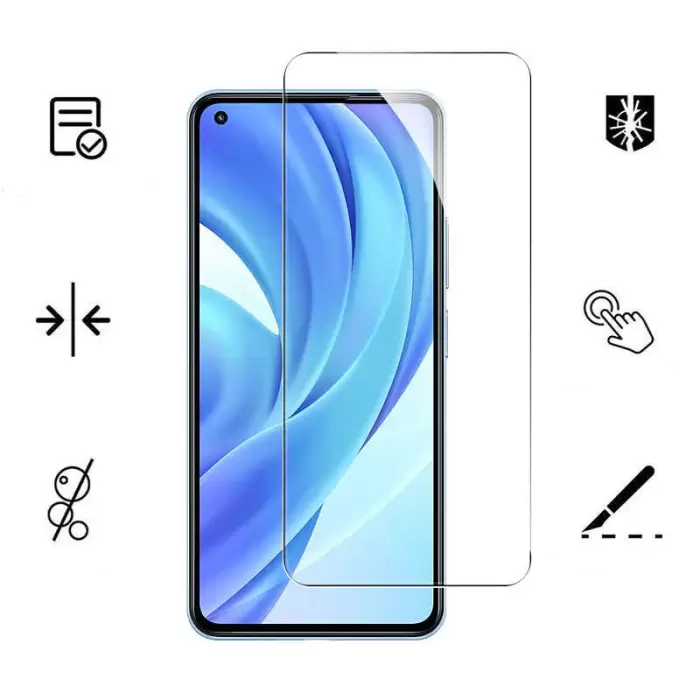 Oppo Reno 5 Lite Ekran Koruyucu Micro Temperli Kırılmaz Cam Kısa Ince Nano Esnek Koruma Nano