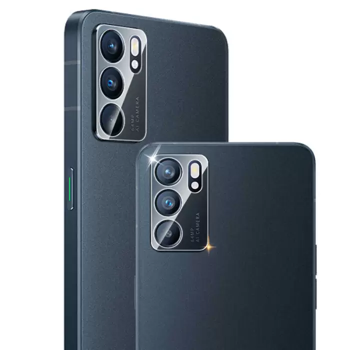 Oppo Reno 6 4G Lopard Nano Kamera Koruyucu