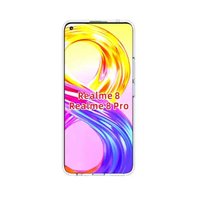 Realme 8 Pro Kılıf Lopard Kamera Korumalı Renksiz Şeffaf Esnek Silikon Kapak Süper