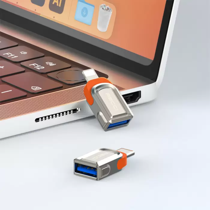 Recci Rds-a16c Ultra Hızlı Veri Aktarıcı Adaptör Usb 3.0 To Type-c Otg