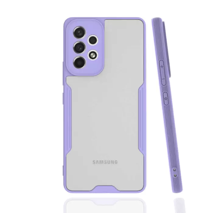 Samsung Galaxy A33 5G Kılıf Parfe Silikon Kapak Kamera Korumalı Kılıf Ultra Ince Buzlu Mat Renkli