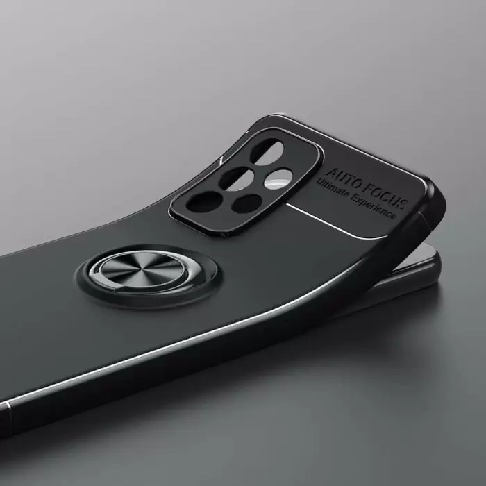Samsung Galaxy A53 5G Kılıf Lopard Kamera Korumalı Yüzüklü Standlı Koruyucu Orjinal Kalite Ravel