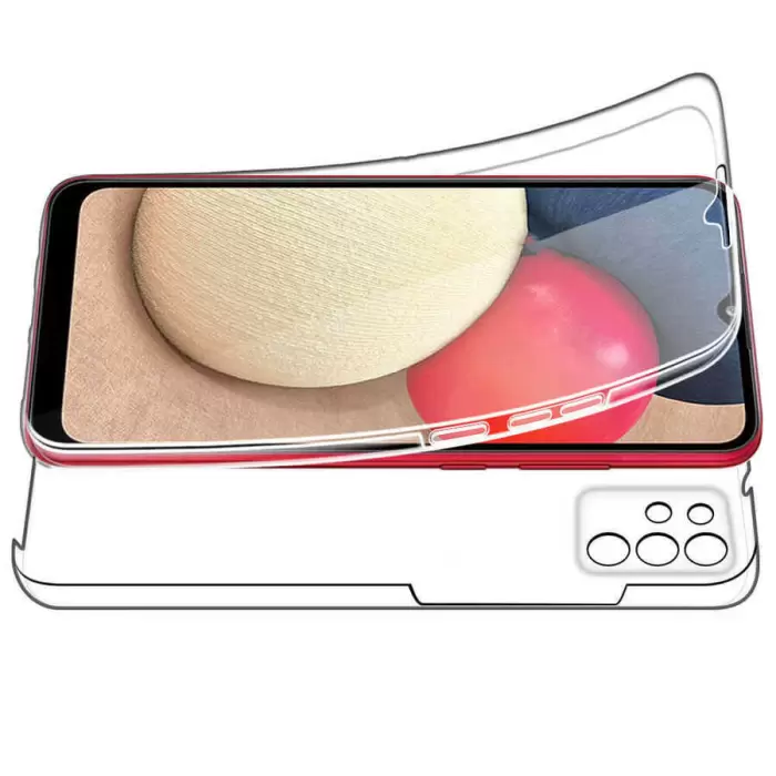 Samsung Galaxy A72 Şeffaf Kılıf Arkalı Önlü 360 Derece Ultra Korumalı Enjoy Kapak