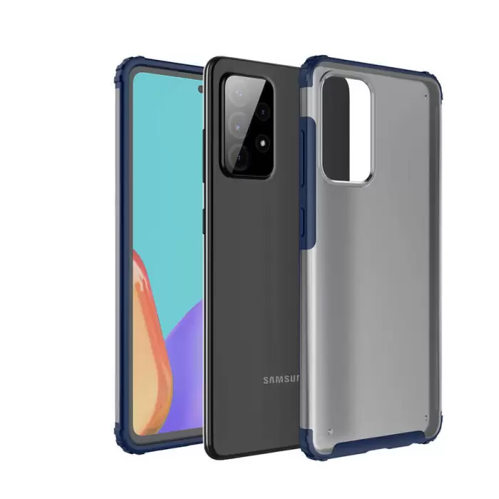 Samsung Galaxy A72 Kılıf Lopard Military Armor Köşe Korumalı Mat Sırt Ince Lüks Kapak Volks