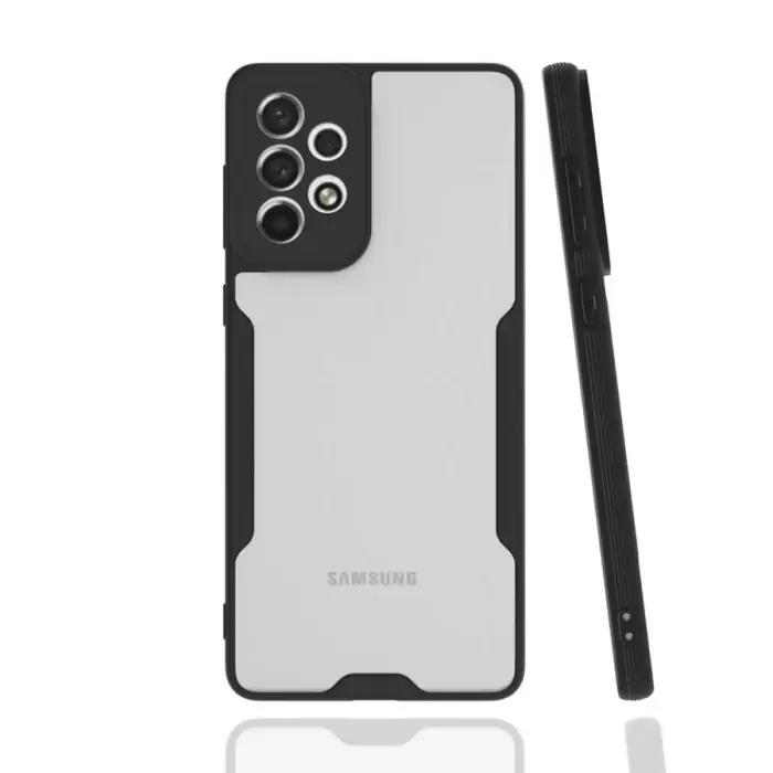 Samsung Galaxy A73 Kılıf Parfe Silikon Kapak Kamera Korumalı Kılıf Ultra Ince Buzlu Mat Renkli