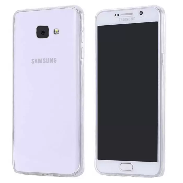 Samsung Galaxy J7 Prime Şeffaf Kılıf Arkalı Önlü 360 Derece Ultra Korumalı Enjoy Kapak