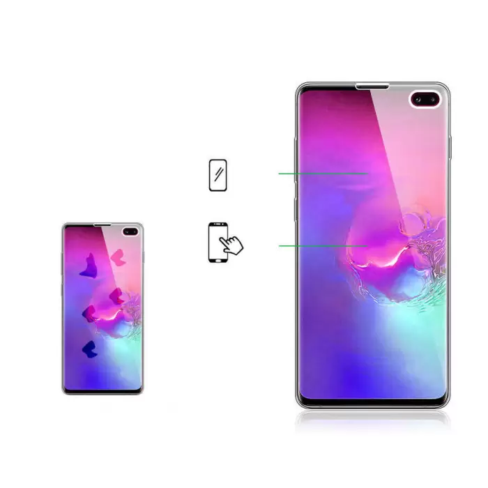 Samsung Galaxy S10 Şeffaf Kılıf Arkalı Önlü 360 Derece Ultra Korumalı Enjoy Kapak