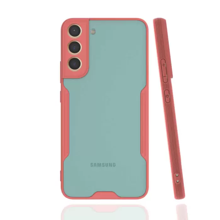 Samsung Galaxy S22 Plus Kılıf Parfe Silikon Kapak Kamera Korumalı Kılıf Ultra Ince Buzlu Mat Renkli