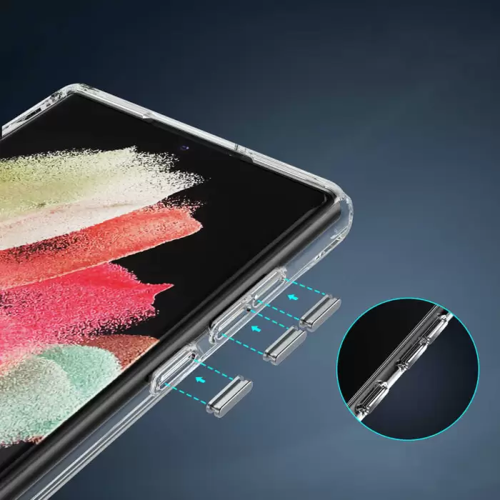 Samsung Galaxy S22 Ultra Kılıf Lopard Forst Kapak