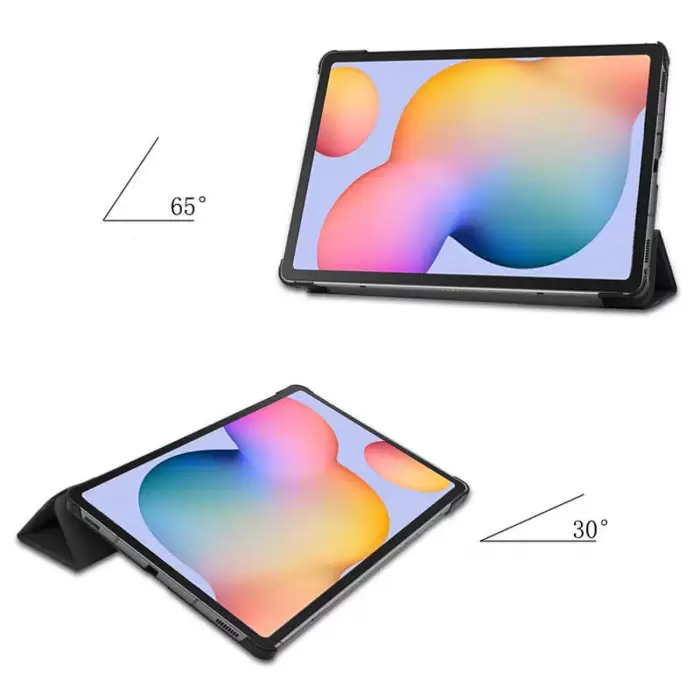 Samsung Galaxy Tab S7 FE LTE (T737-T736-T733-T730) Smart Cover Standlı Kılıf 1-1 Orijinal Kalite