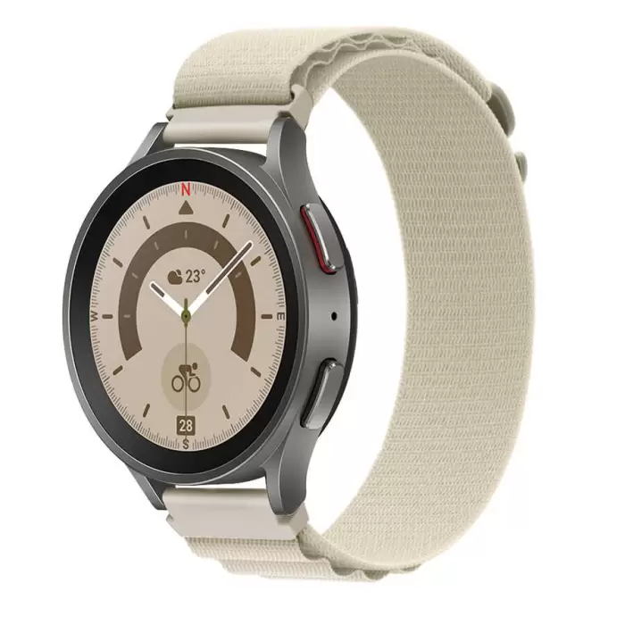 Xiaomi Amazfit Pace Alpine Loop Metal Toka Örgü Işleme Kordon Premium Kayış KRD-74