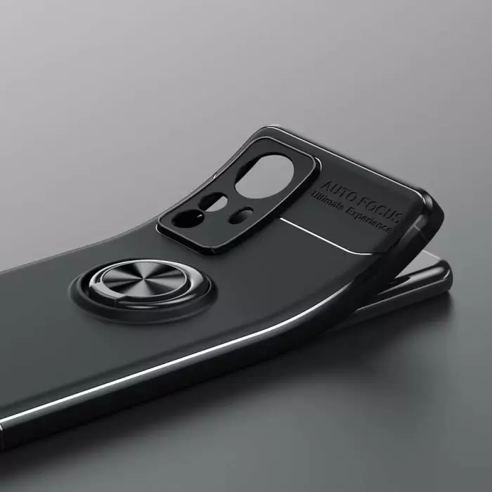 Xiaomi Mi 12 Kılıf Lopard Kamera Korumalı Yüzüklü Standlı Koruyucu Orjinal Kalite Ravel