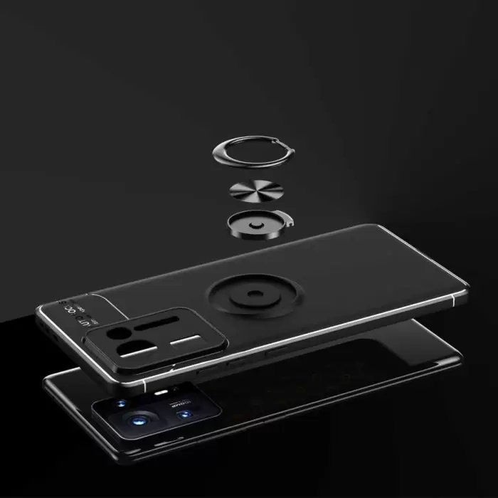 Xiaomi Mi Mix 4 Kılıf Lopard Kamera Korumalı Yüzüklü Standlı Koruyucu Orjinal Kalite Ravel