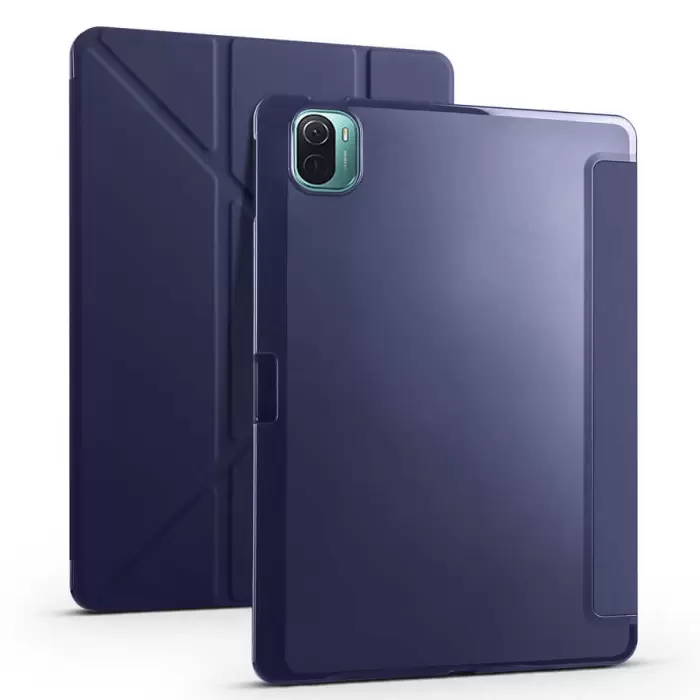 Xiaomi Mi Pad 5 Kılıf Lopard Tri Folding Kalem Bölmeli Standlı Kılıf