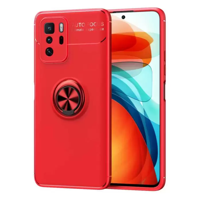 Xiaomi Poco X3 GT Kılıf  Kamera Korumalı Yüzüklü Standlı Koruyucu Kalite Ravel