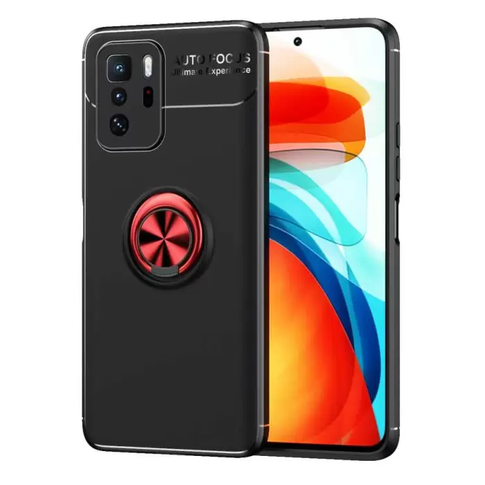 Xiaomi Poco X3 GT Kılıf Lopard Kamera Korumalı Yüzüklü Standlı Koruyucu Orjinal Kalite Ravel