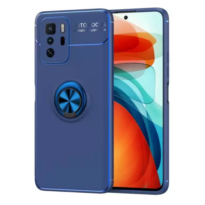 Xiaomi Poco X3 GT Kılıf  Kamera Korumalı Yüzüklü Standlı Koruyucu Kalite Ravel