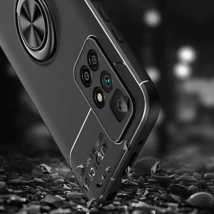 Xiaomi Redmi 10 Kılıf Lopard Kamera Korumalı Yüzüklü Standlı Koruyucu Orjinal Kalite Ravel