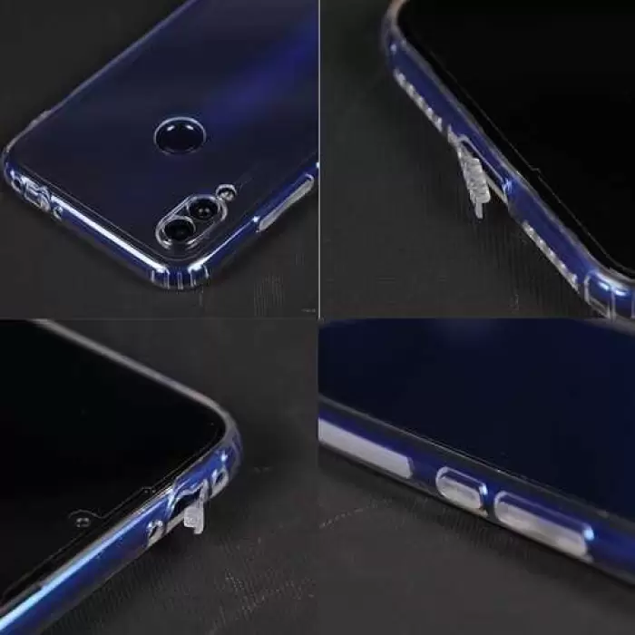 Xiaomi Redmi 8 Kılıf Lopard Kamera Korumalı Kamera Korumalı Renksiz Şeffaf Esnek Silikon Kapak Süper