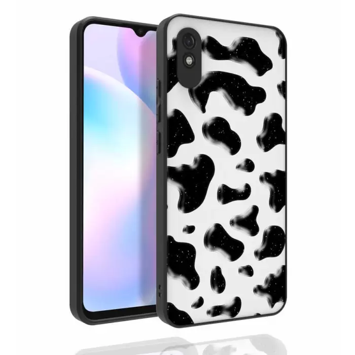 Xiaomi Redmi 9A Kılıf Desenli Kamera Korumalı Parlak  Nora Kapak