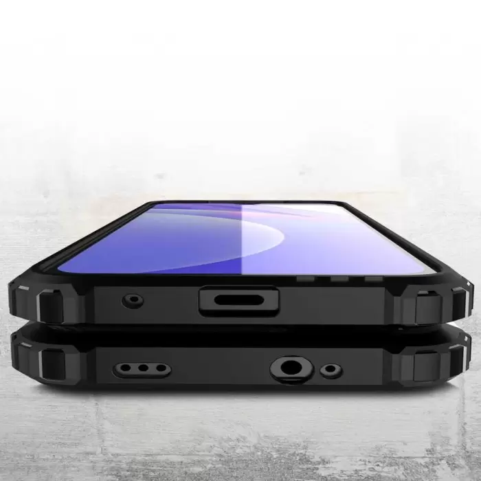 Xiaomi Redmi Note 10 5G Kılıf Lopard Orijinal Katman Köşe Koruma Crash Silikon Tank Kapak