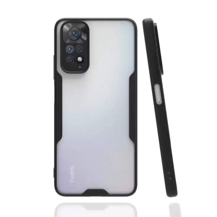 Xiaomi Redmi Note 11 Global Kılıf Parfe Silikon Kapak Kamera Korumalı Kılıf Ultra Ince Buzlu Mat Renkli