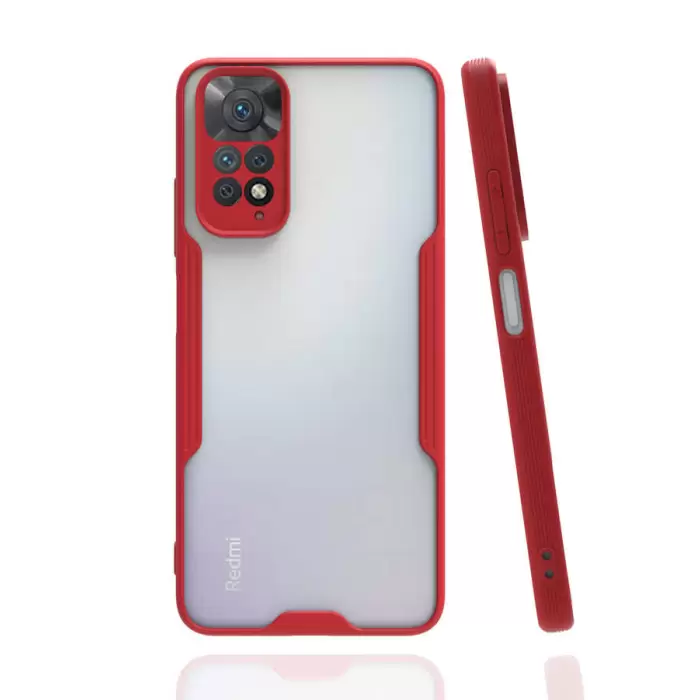 Xiaomi Redmi Note 11 Global Kılıf Parfe Silikon Kapak Kamera Korumalı Kılıf Ultra Ince Buzlu Mat Renkli