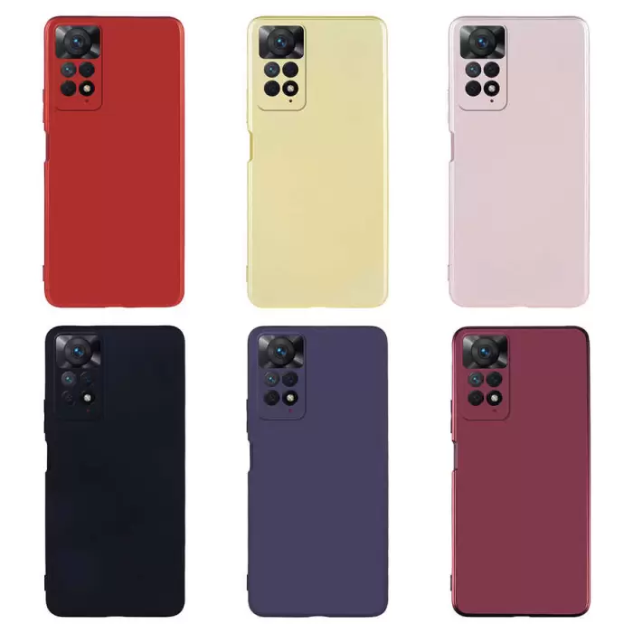 Xiaomi Redmi Note 11 Pro 5G Kılıf Lopard Klasik Mat Renkli Yumuşak Premier Silikon Kılıf