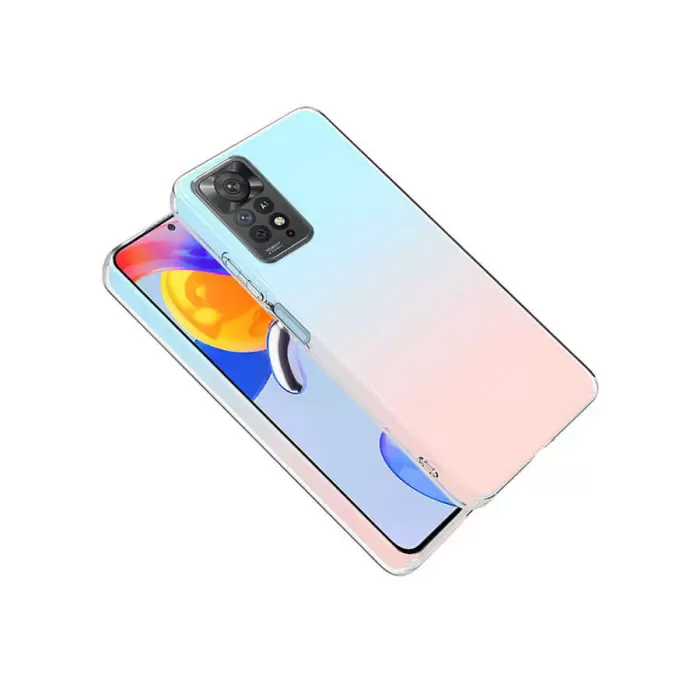 Xiaomi Redmi Note 11 Pro 5G Kılıf  Kamera Korumalı Renksiz Şeffaf Esnek Silikon Kapak Süper