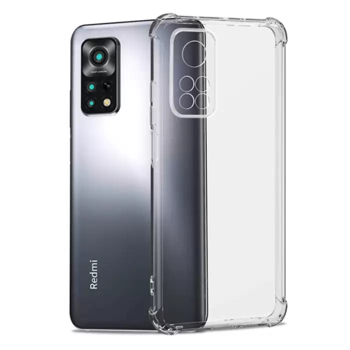 Xiaomi Redmi Note 11S Global Kılıf Lopard Kamera Korumalı Nitro Antishock Köşe Koruma Darbe Emici Şeffaf Orjinal Doku Silikon