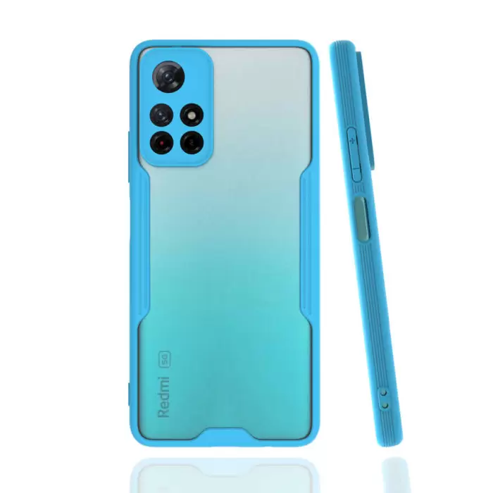 Xiaomi Redmi Note 11T 5G Kılıf Parfe Silikon Kapak Kamera Korumalı Kılıf Ultra Ince Buzlu Mat Renkli