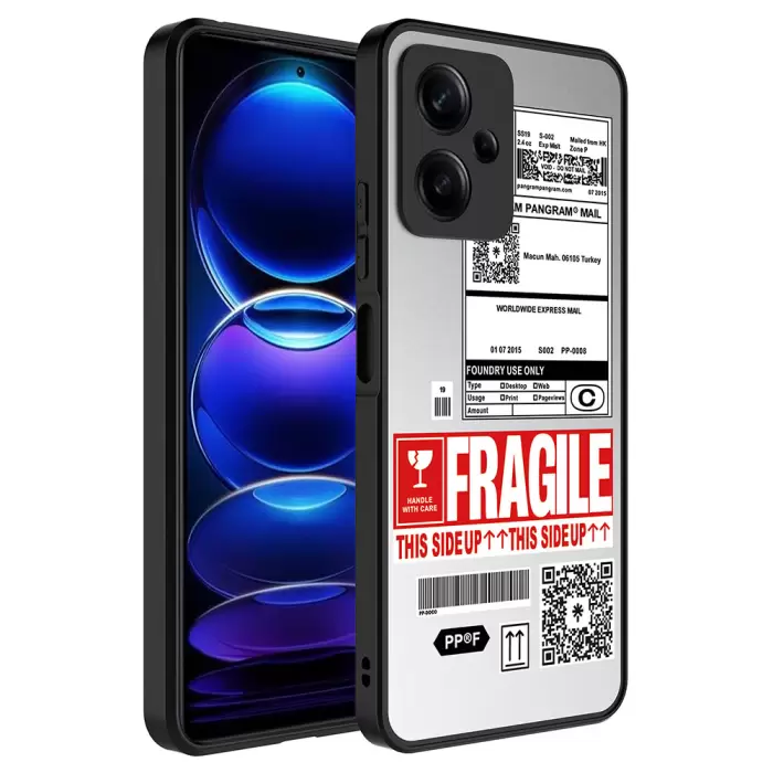 Xiaomi Redmi Note 12 5G Kılıf Aynalı Desenli Kamera Korumalı Parlak Lopard Mirror Kapak