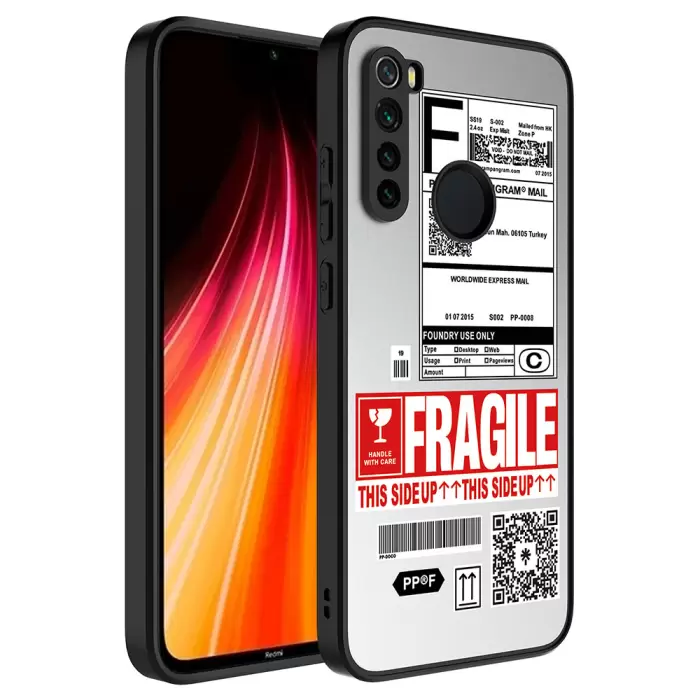 Xiaomi Redmi Note 8 Kılıf Aynalı Desenli Kamera Korumalı Parlak Lopard Mirror Kapak