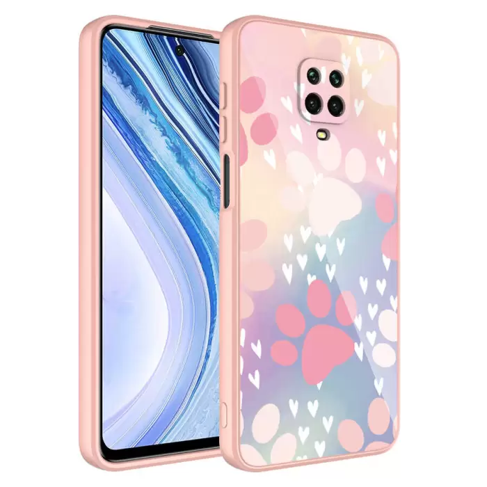 Xiaomi Redmi Note 9 Pro Kılıf Kamera Korumalı Desenli Sert Silikon  Epoksi Kapak