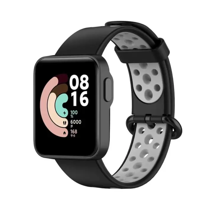 Xiaomi Redmi Watch 2 Lite Uyumlu Esnek Silikon Kordon Tasarım Kayış Suya Dayanıklı