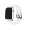 ​​​Apple Watch 42mm 10.Nesil KRD-13 Şeffaf Silikon Kordon