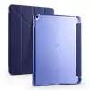 iPad 10.2 2021 (9.Nesil) Kılıf  Tri Folding Kalem Bölmeli Standlı Kılıf